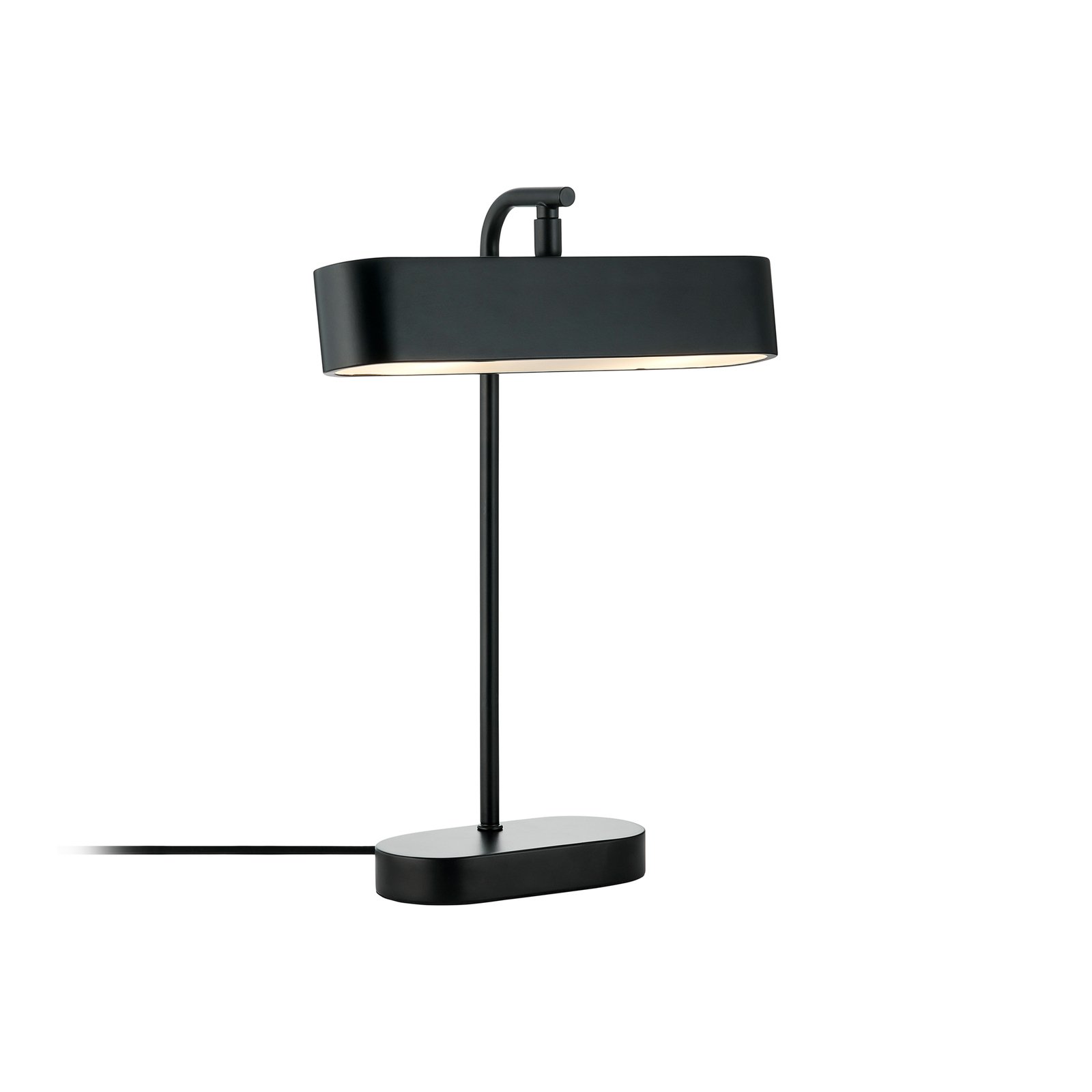 Merlin desk lamp, metal, black