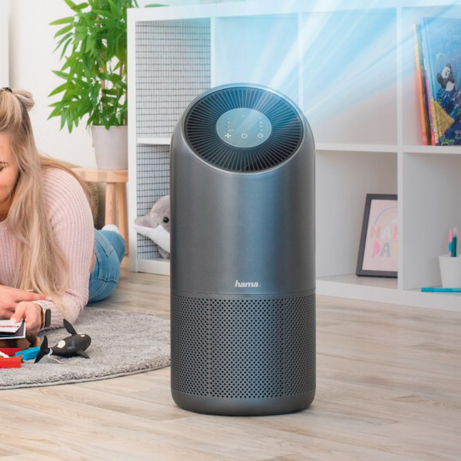 Hama Smart air purifier, HEPA, activated charcoal