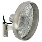 Ventilateur mural Breeze, couleur chrome/transparent, Ø 41 cm - Beacon