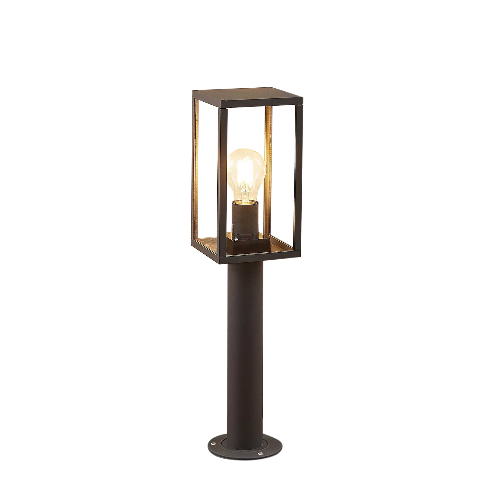 Lindby Filimon -pollarilamppu, tummanharmaa, E27