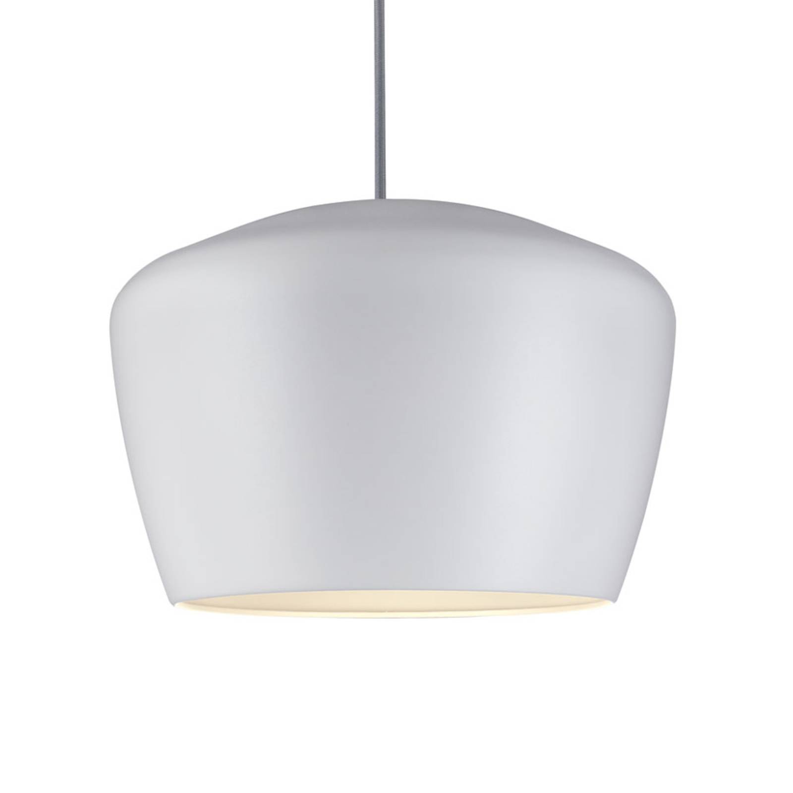 Paulmann Pom metal lampshade, matt white