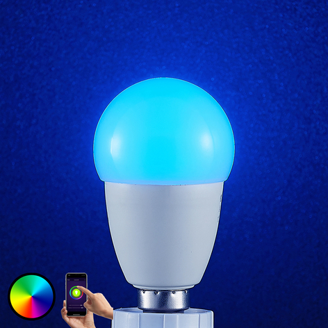 Lindby Smart LED-lampa WiFi E14 4,5 W, RGB droppar