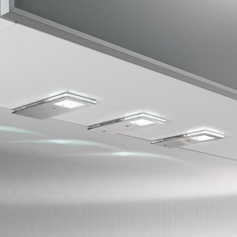 Praktisk LED-bänklampa Flat I, 3delat-set