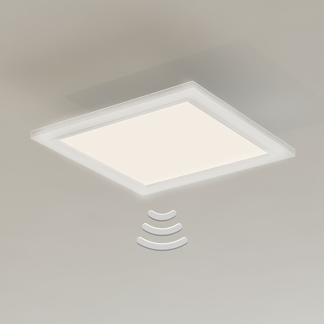stel je voor Betrouwbaar naast LED plafondlamp 7187-016 met sensor, 29,5x29,5cm | Lampen24.be