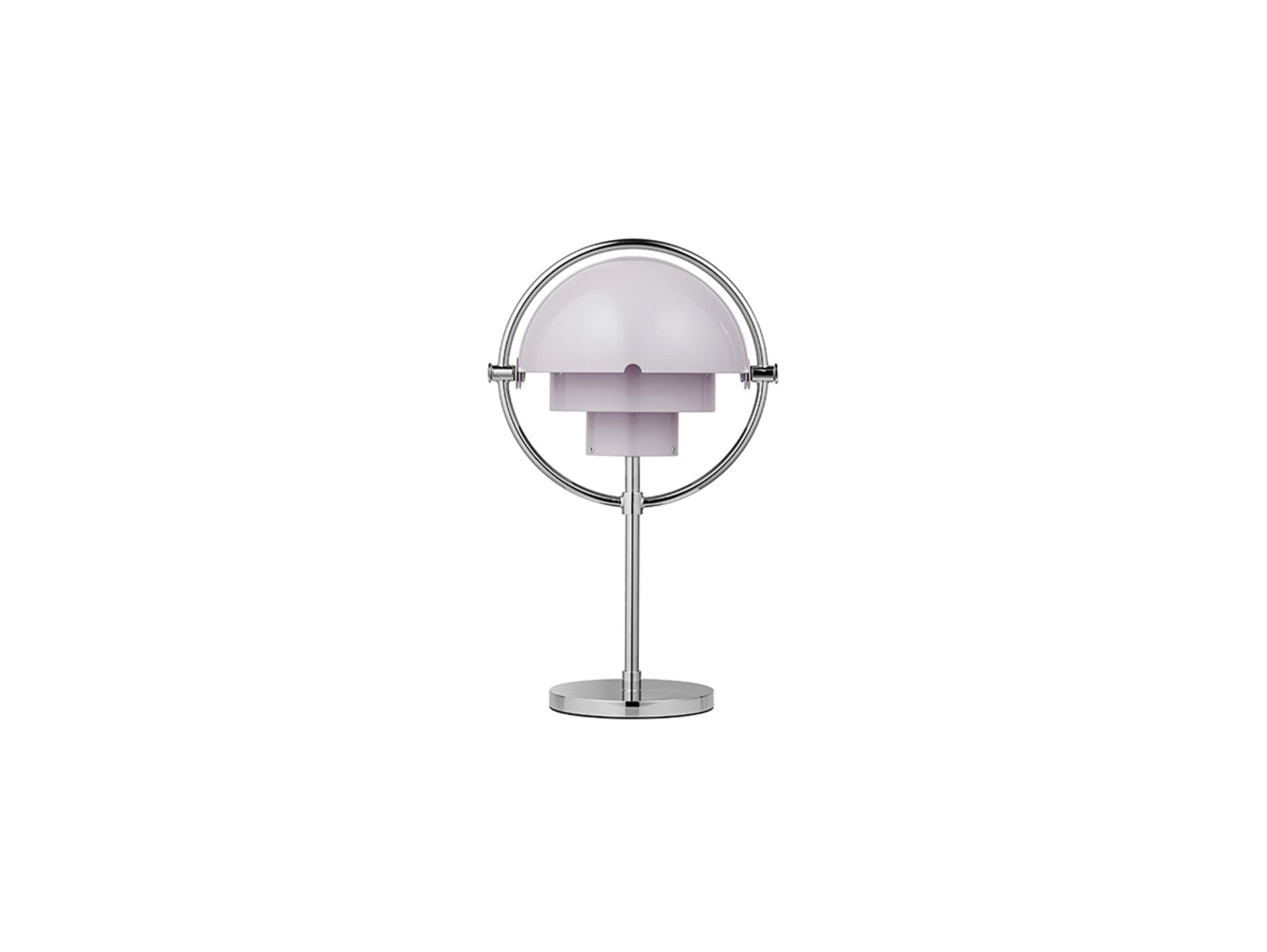 Multi-Lite Portable Stolní Lampa Chrom/Pale Lilac - GUBI