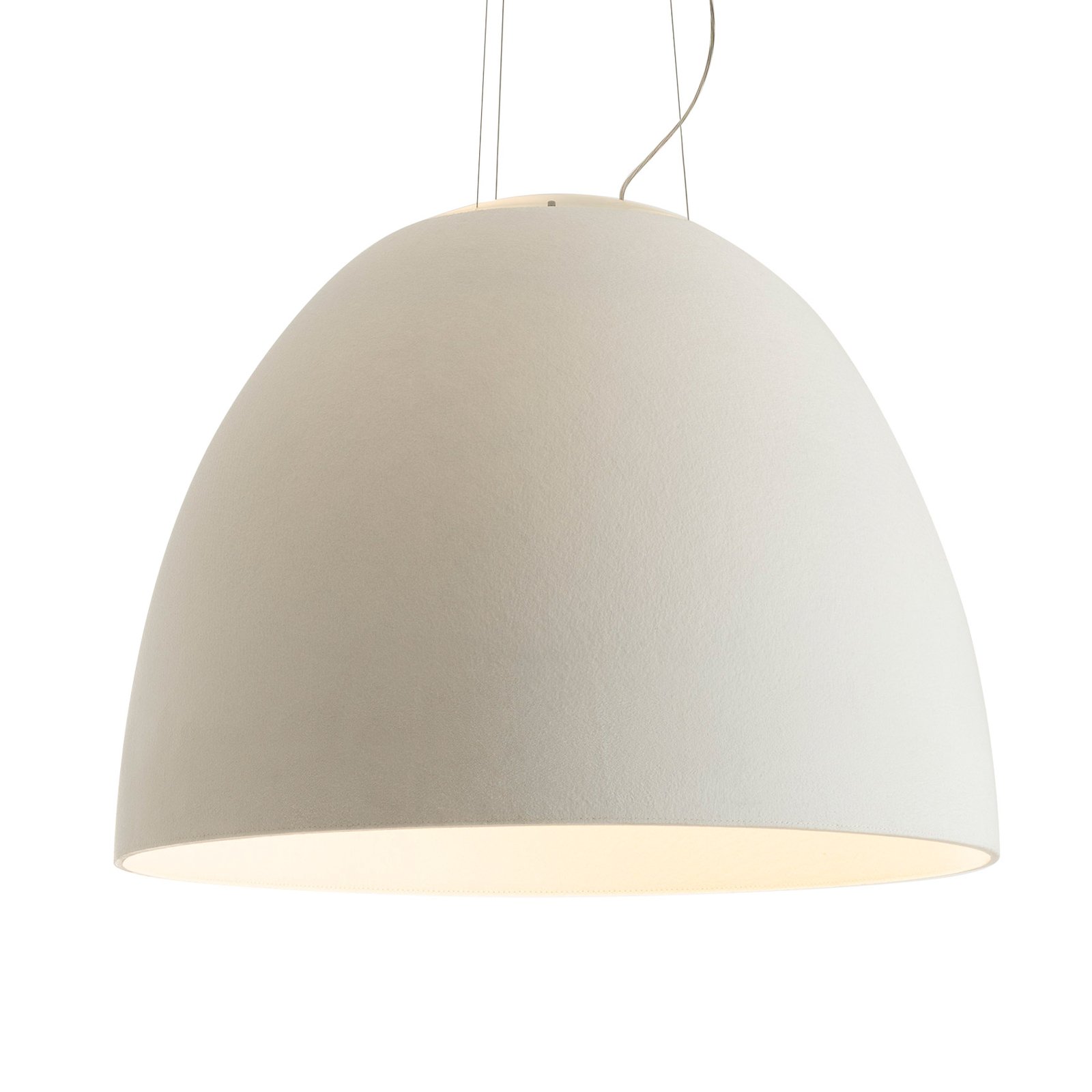 Artemide Nur Acoustic lampa wisząca LED biała