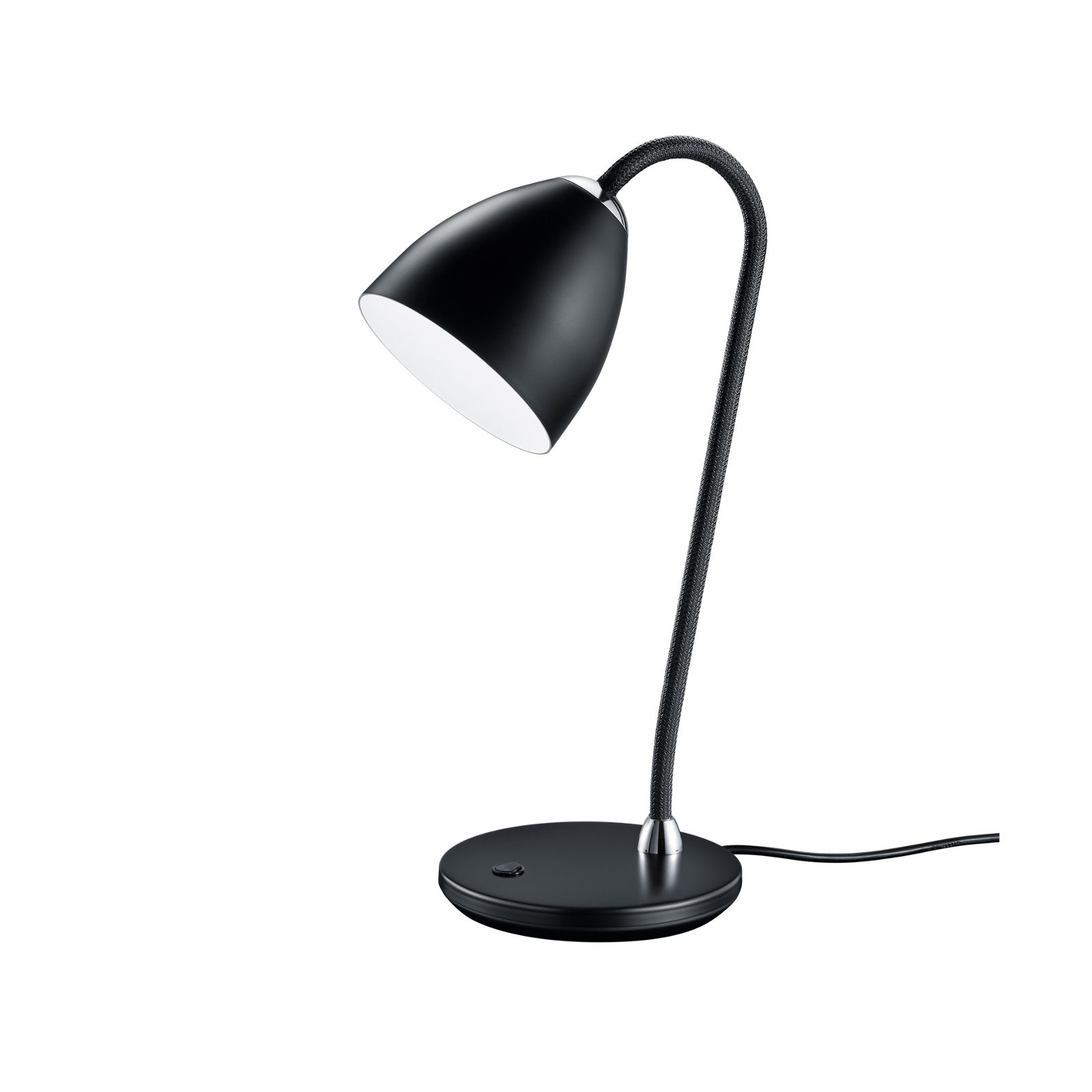Baulmann 14.245.69 Lampe de table avec bras flexible, noir