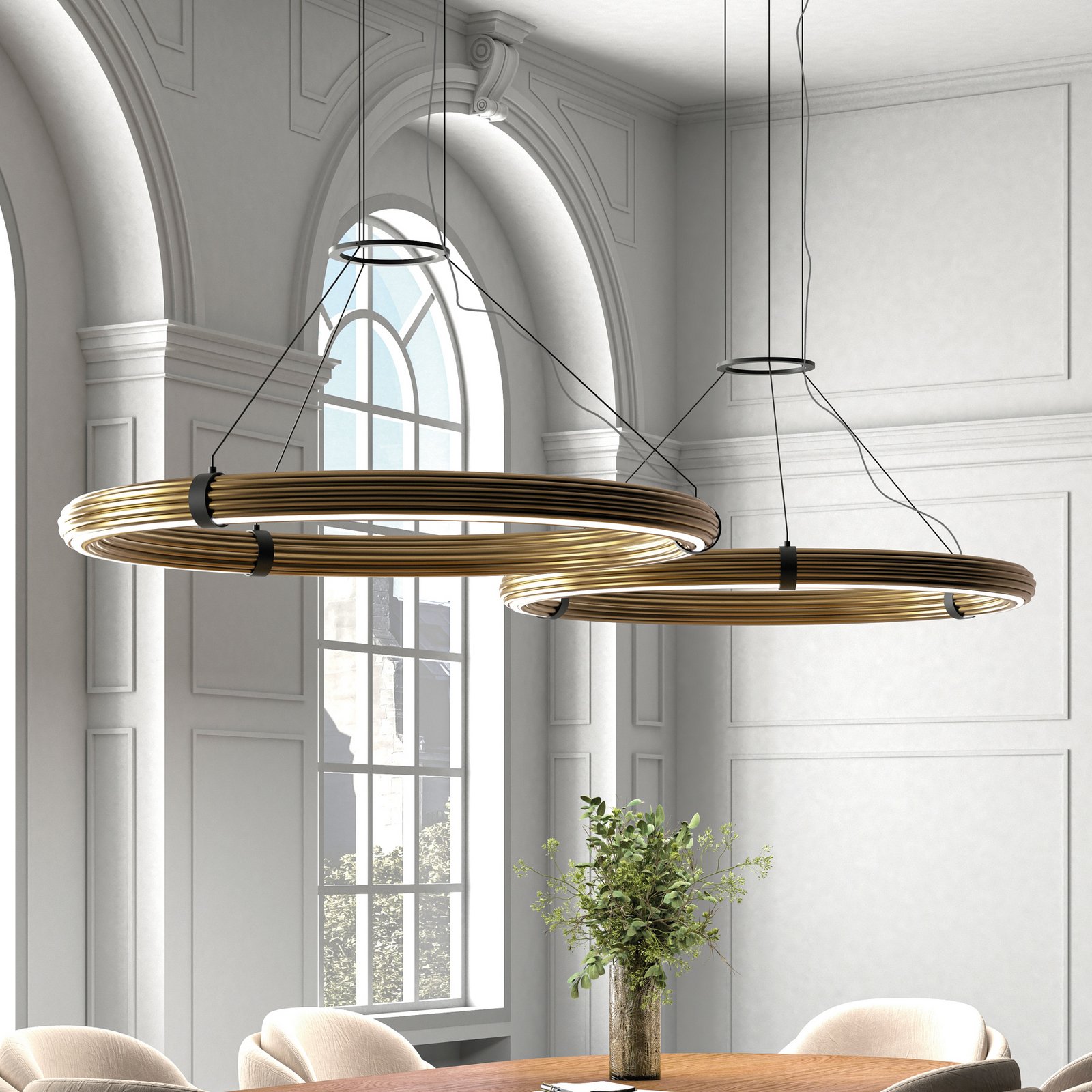 Elli Suspension Big Gold - Aromas del Campo