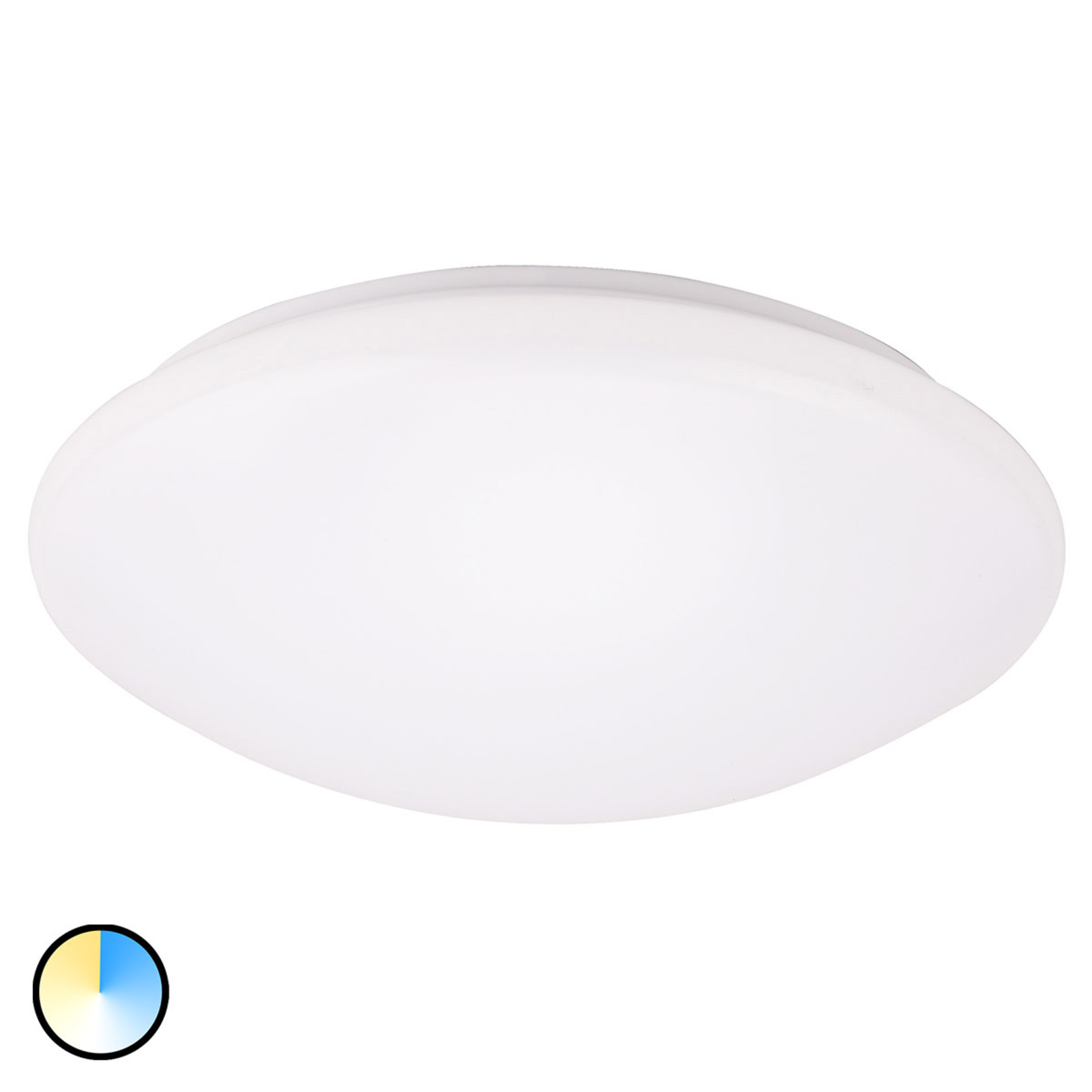 Ledino Wandsbek LED ceiling light, 3 luminous colours, for Hallway, plastic, 24 W, energy efficiency: A+, H: 8 cm