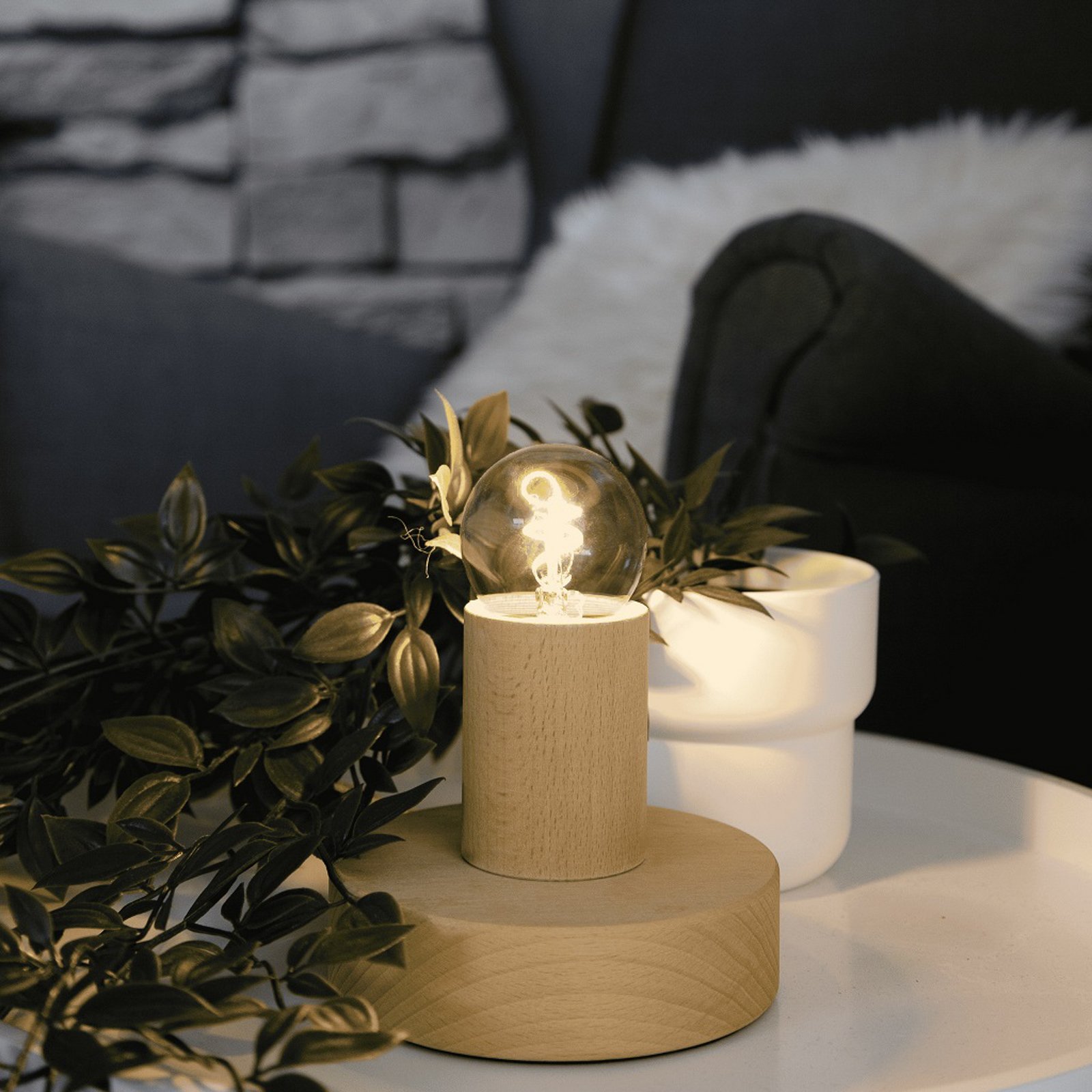 SEGULA LED Elegant Line E27 3W Golfa bumba 2200 K Filaments dim