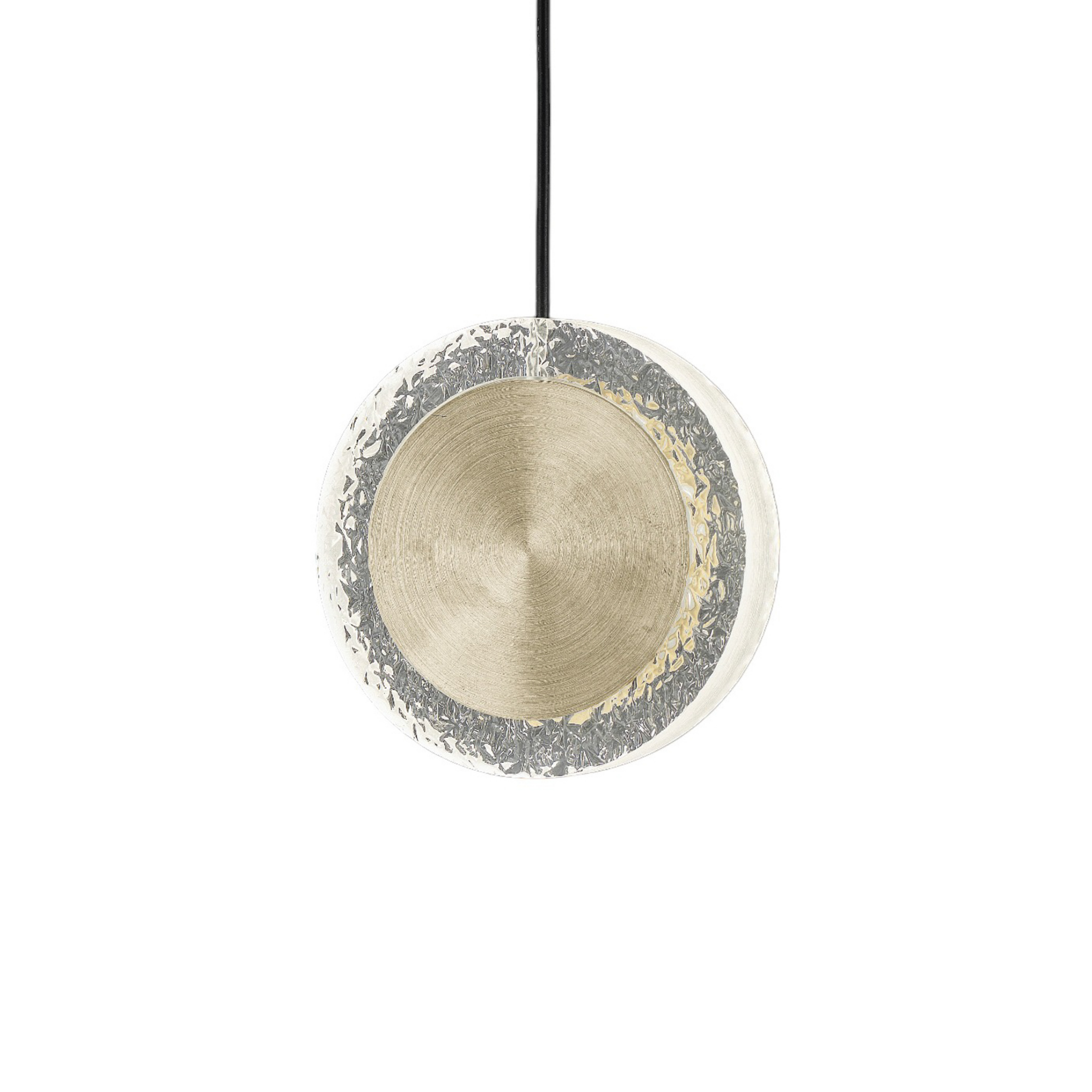 Yo-Yo A LED pendant light, 1-bulb, gold