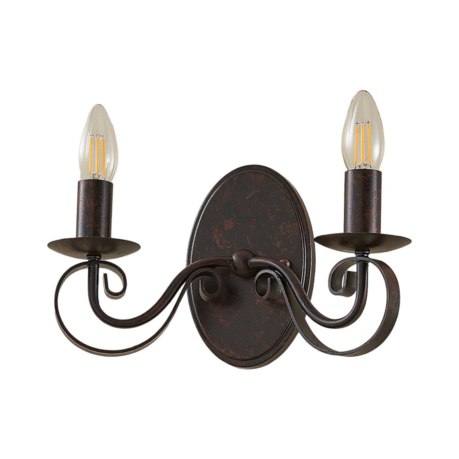 Caleb Wall Lamp Rust - Lucande