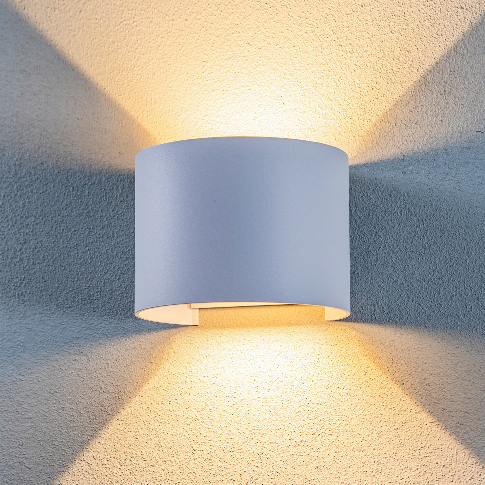 Nivar Round LED Applique da Esterno White - Lindby