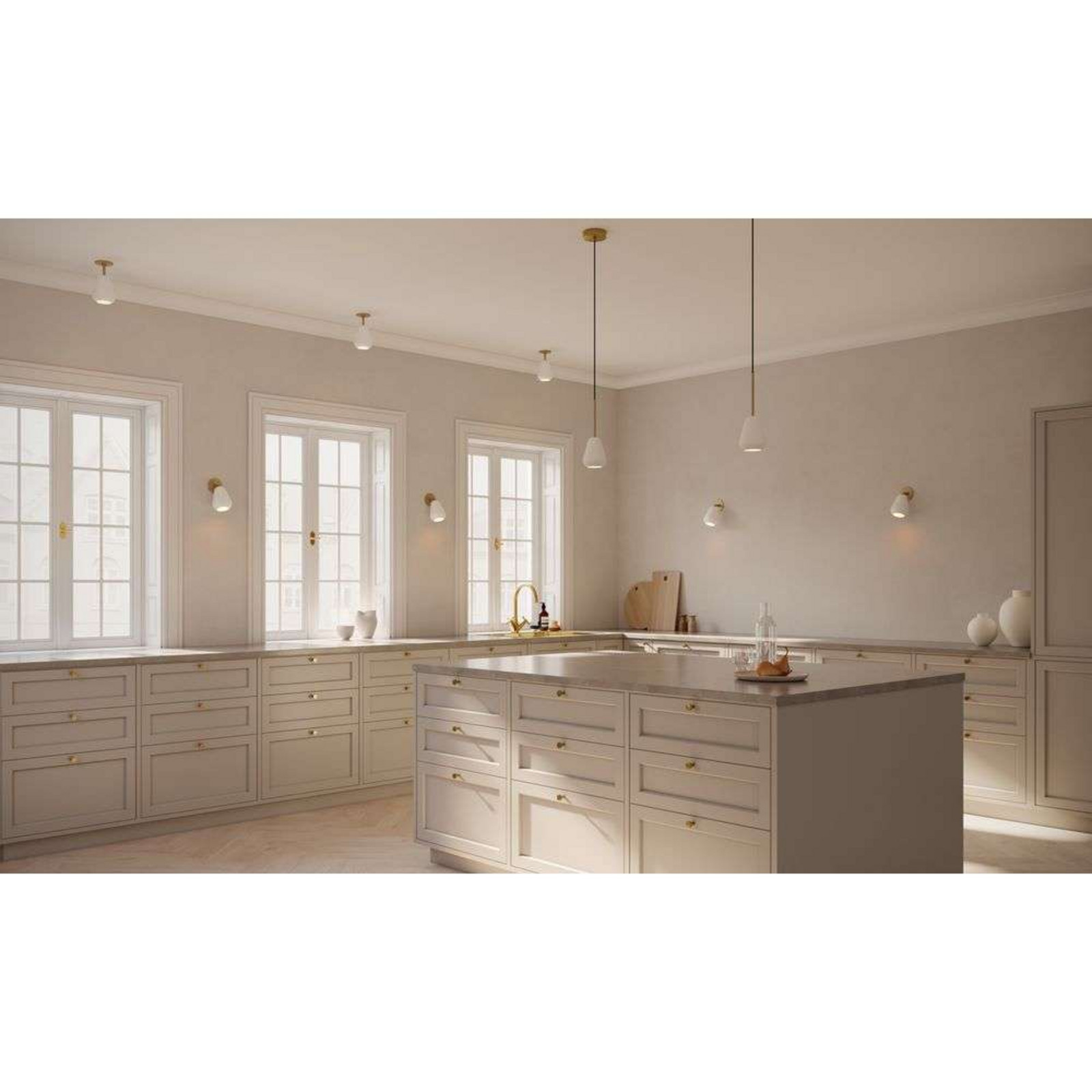 Nuura Aps Dourado, Branco Nuura Spot Embutido Anoli Spot Recessed, Ø 10 Cm, Branco/Dourado