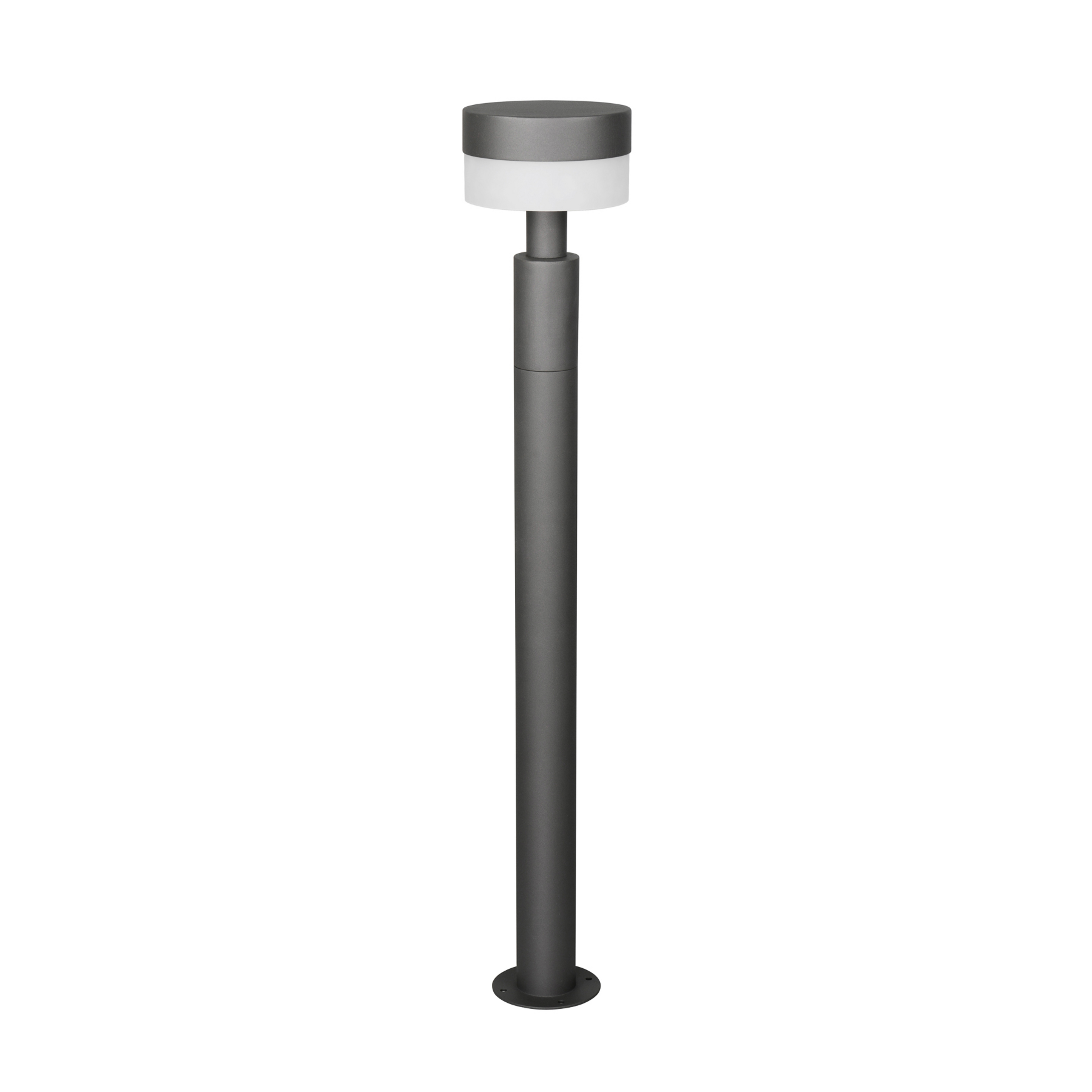 LED-väglampa Mackenzie, höjd 95 cm, antracit, gjuten aluminium