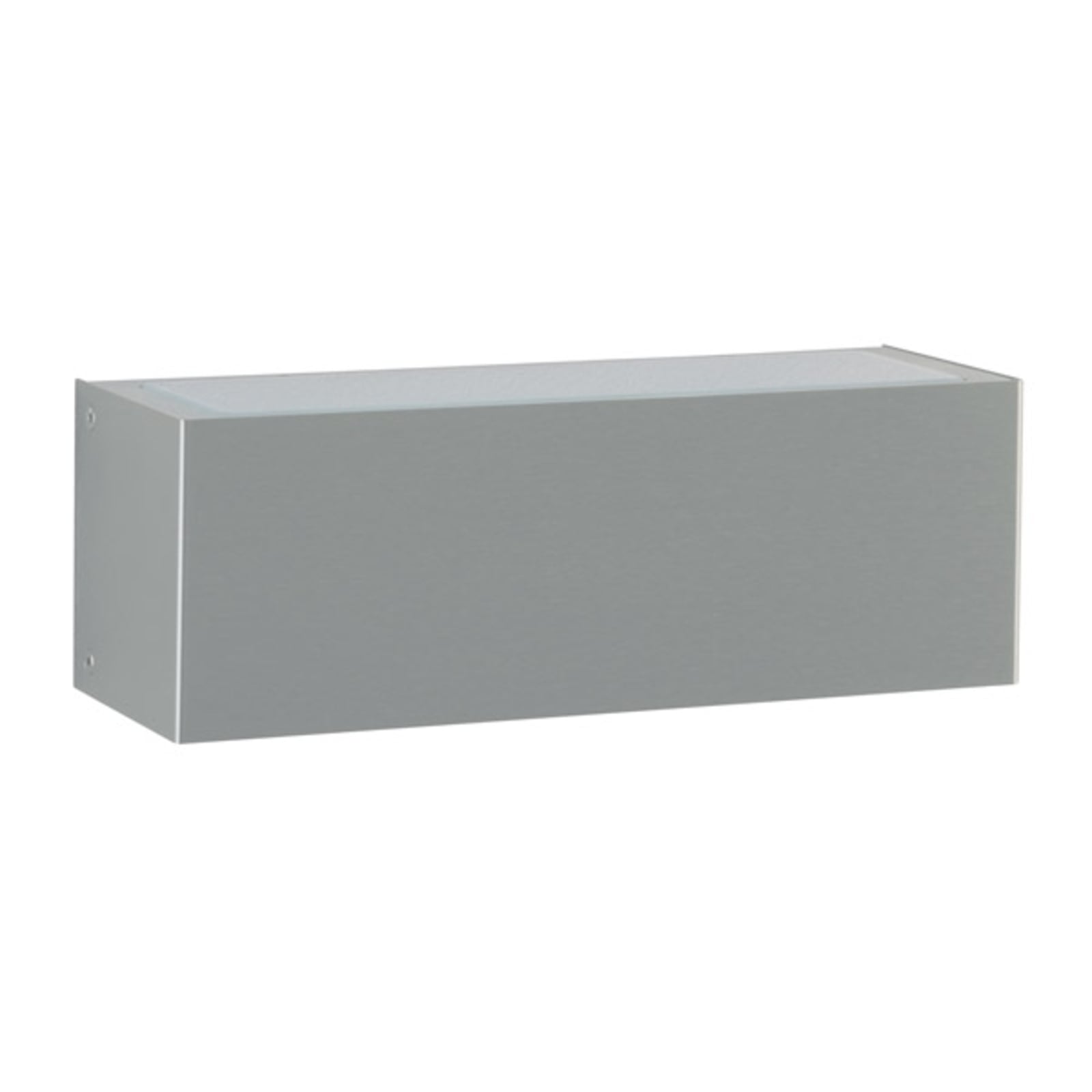 Albert Leuchten Wall light Cube - made in Germany, 30 cm wide, stainless steel, glass, G24d, 26 W, energy efficiency: A++, W: 30 cm, H: 10.5 cm