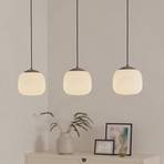 Hanglamp Cominio taupe/zand, 3-lamps