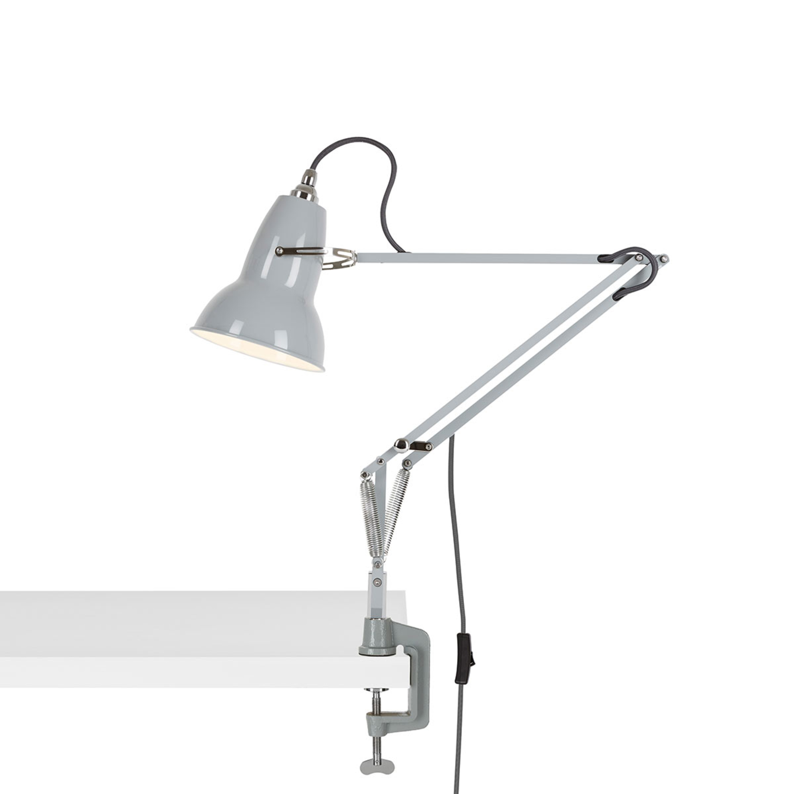 Anglepoise Original 1227 clip-on table lamp grey