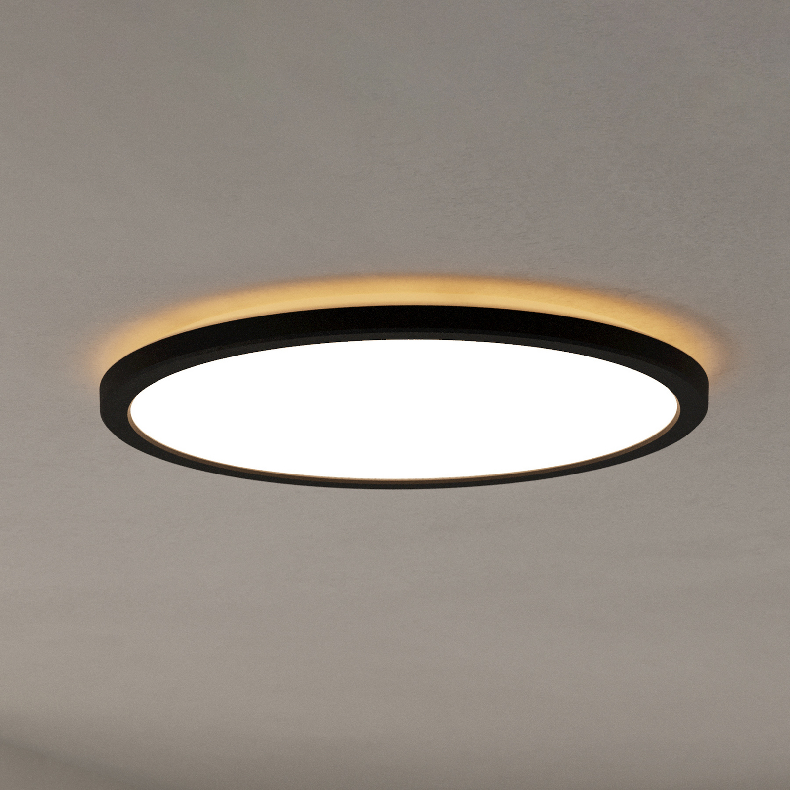 EGLO connect LED-Deckenlampe Rovito-Z, schwarz, Ø 39 cm