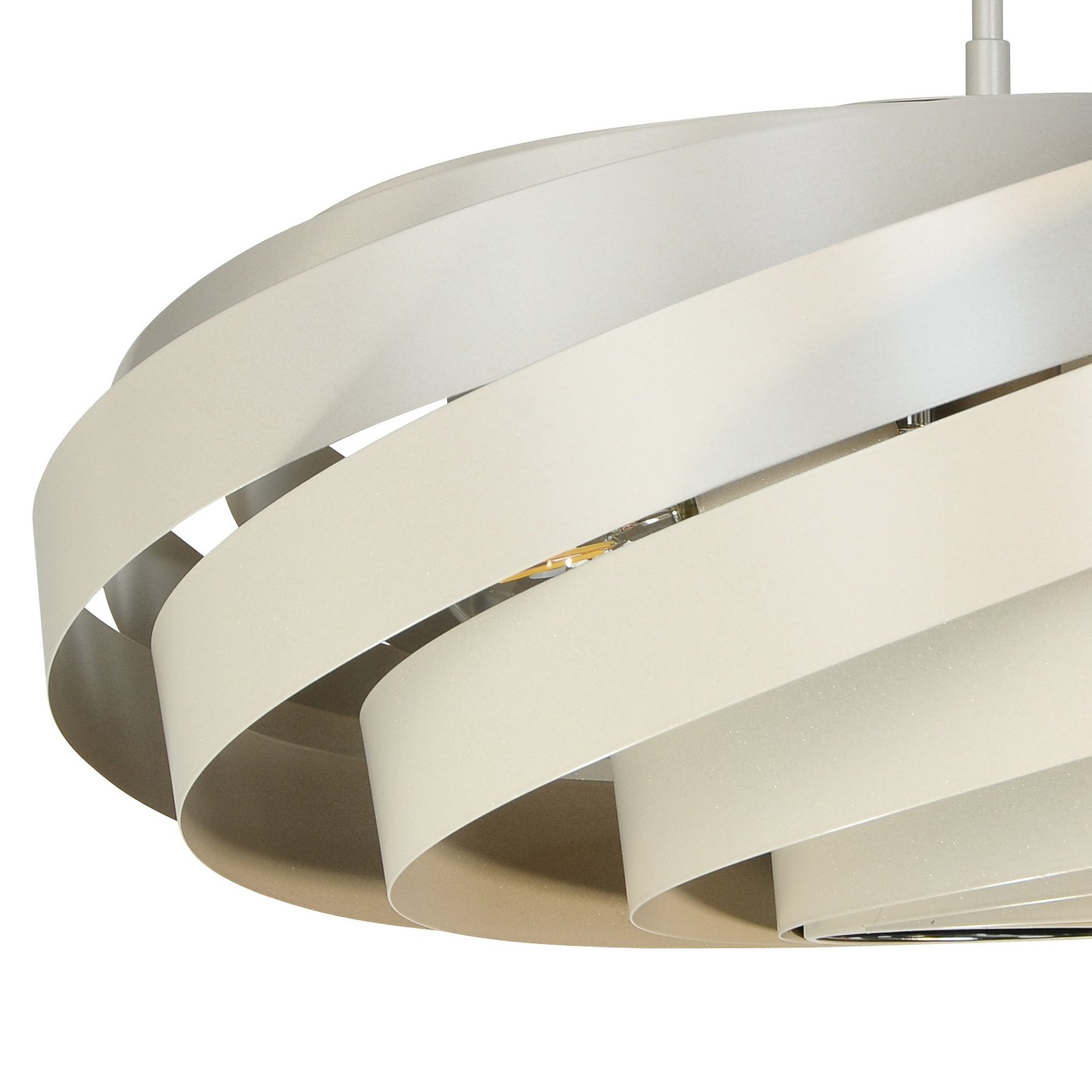 Euluna Vento ceiling light, beige, Ø 60 cm