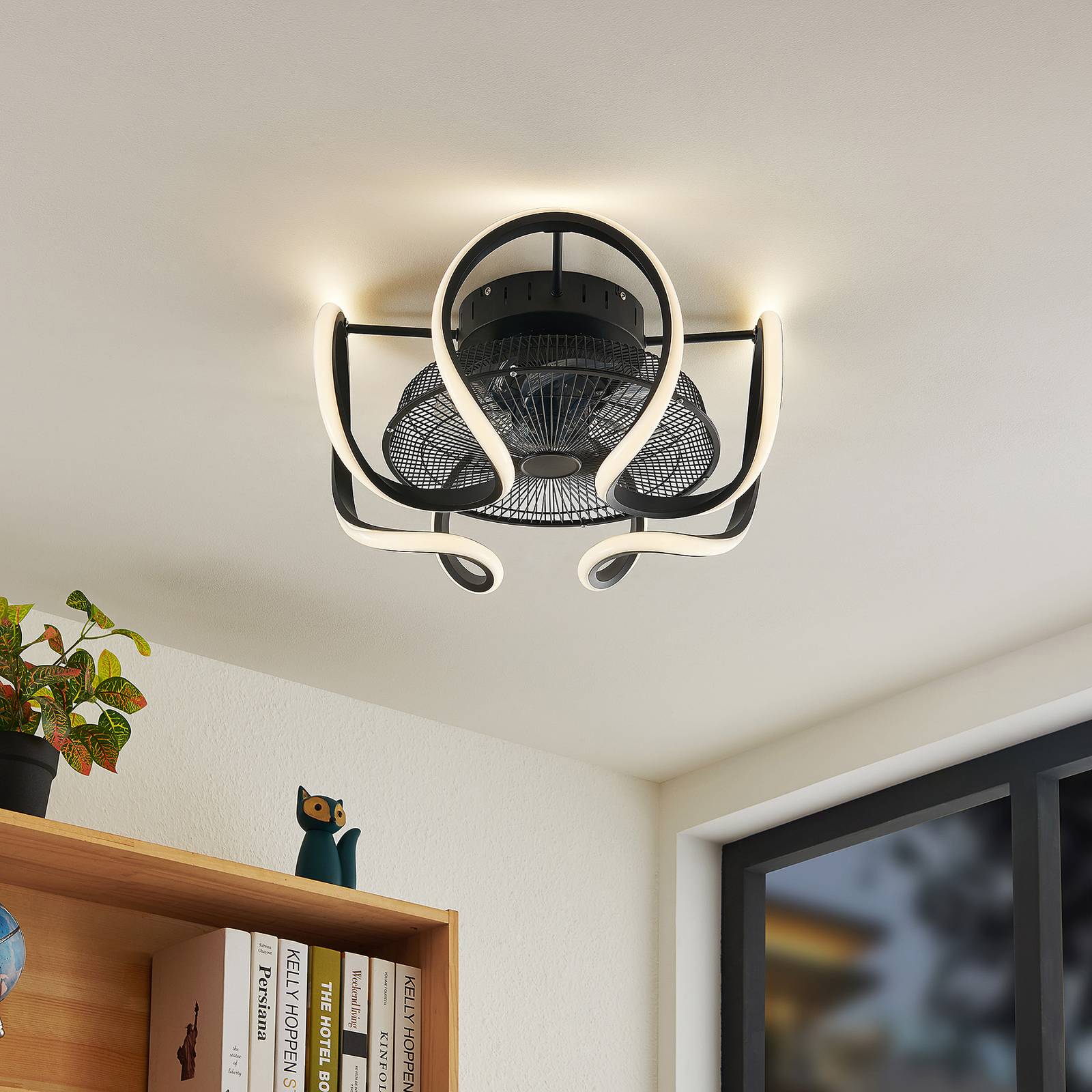 Image of Starluna Lykkela ventilateur LED, CCT, noir 4251911750300