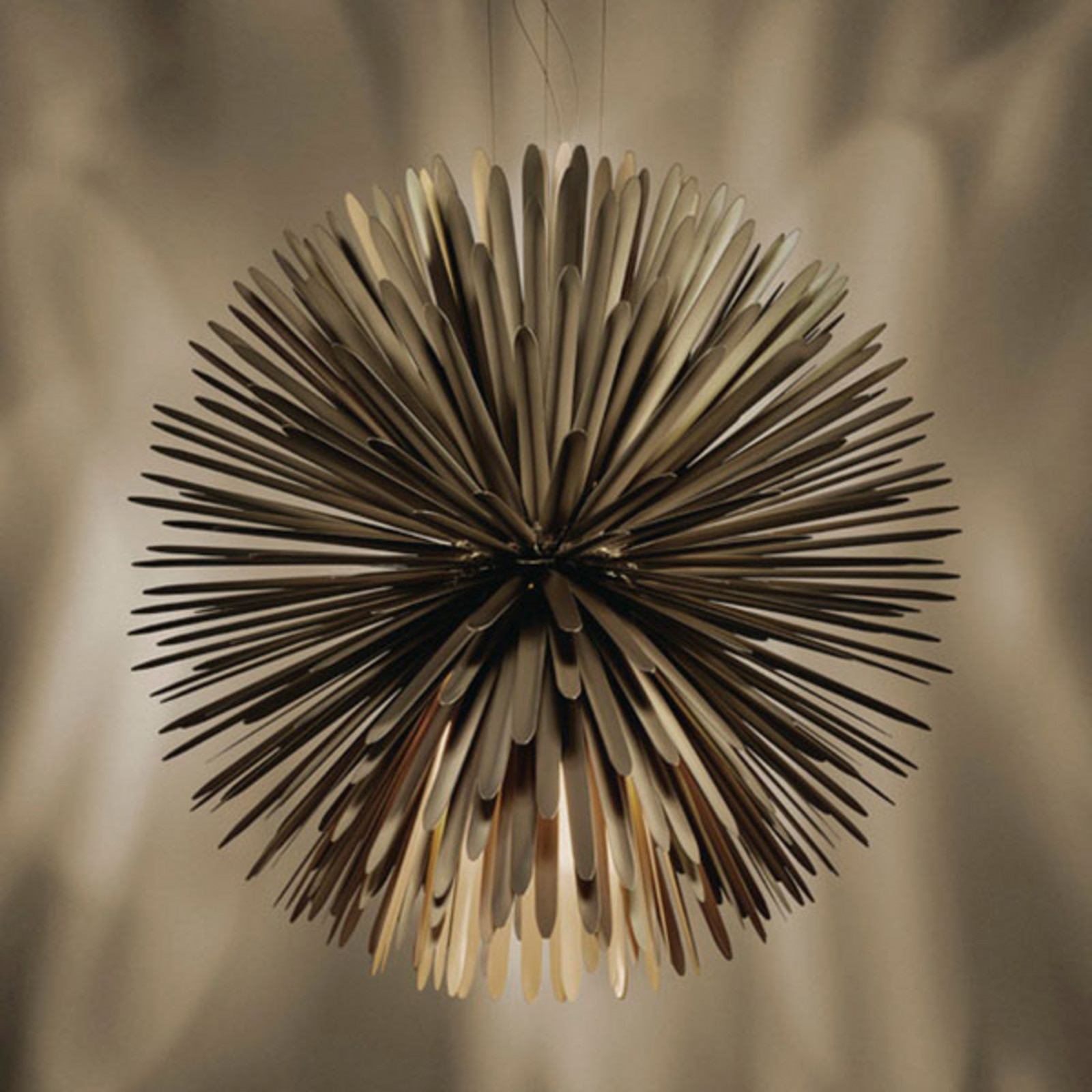 Foscarini MyLight Sun-Light of Love lampă susp. - Camera de zi / sufragerie - design - auriu - Metal