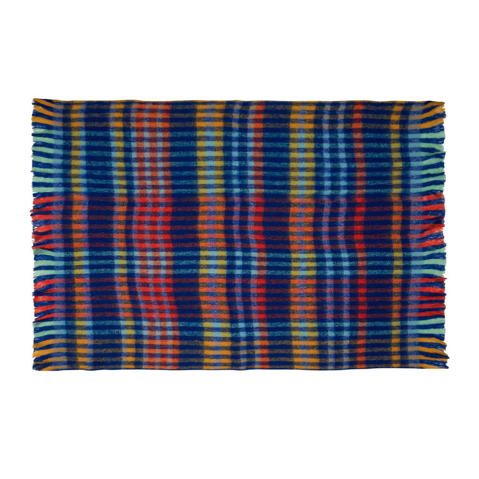 Loom Decke, multifarbig, 140 x 200 cm - HÜBSCH