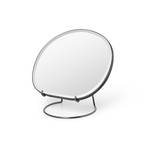 ferm LIVING table mirror Pond, chrome, width 21 cm, glass