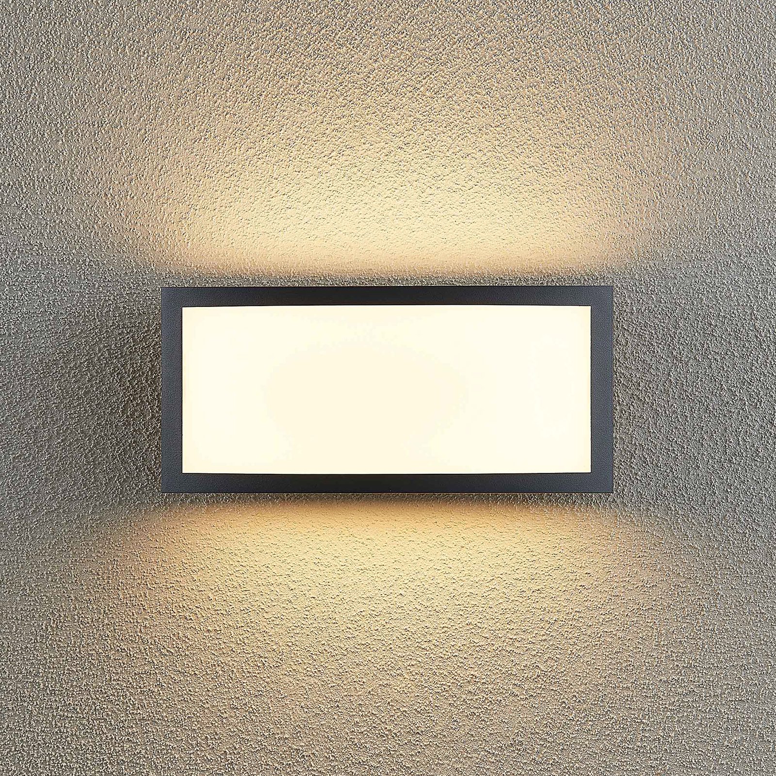 Jakari Candeeiro de Parede Exterior Dark Grey - Lindby