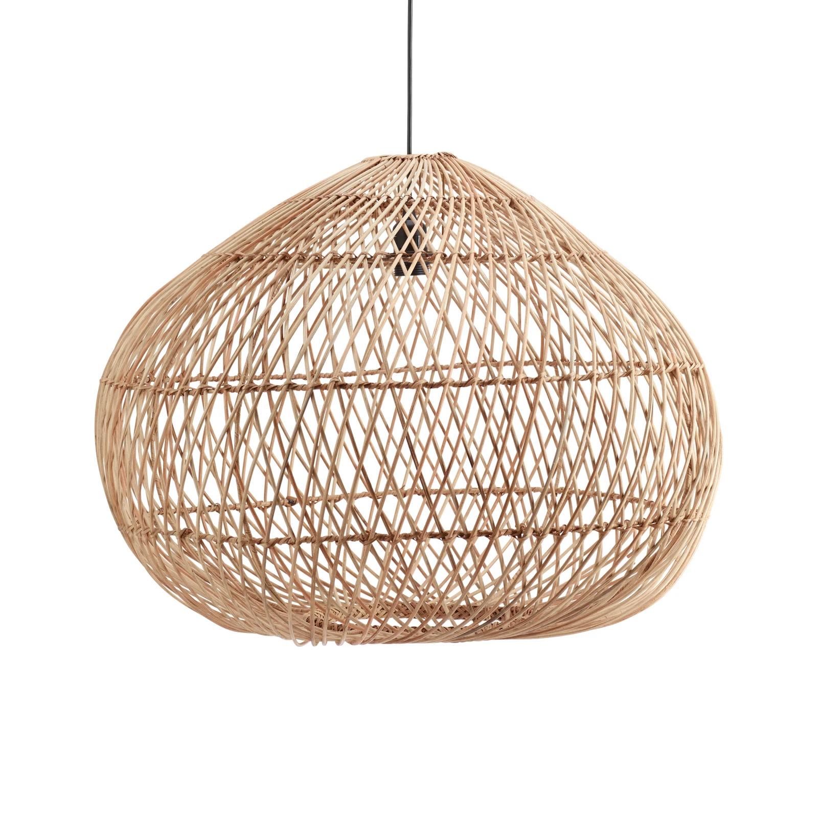 PR Home Außen-Hängeleuchte Karen Outdoor, natur, Ø 70 cm