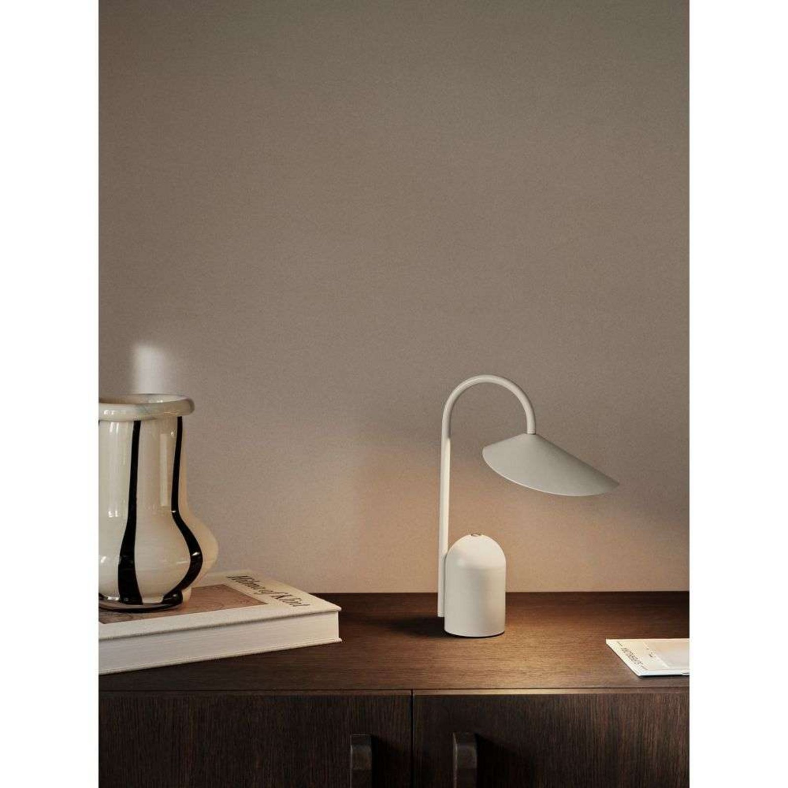 Arum Portable Table Lamp IP44 Cashmere - Ferm Living