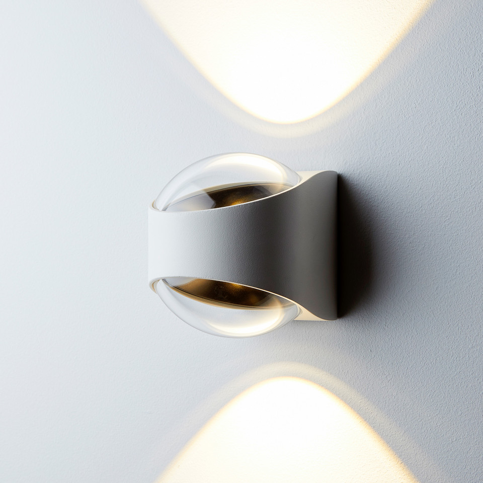 Loom Design Saga Vägglampa IP65, vit från Loom Design