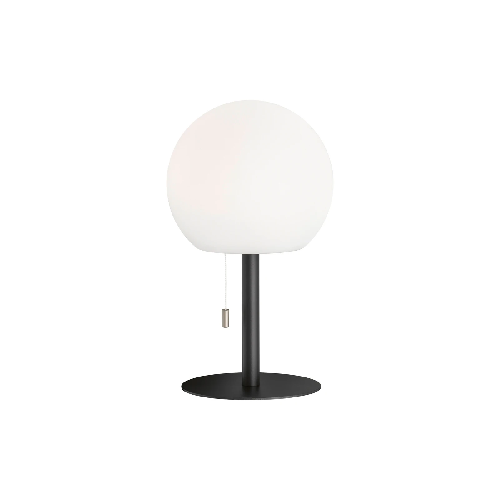 LED accu-tafellamp Trivento, zandzwart