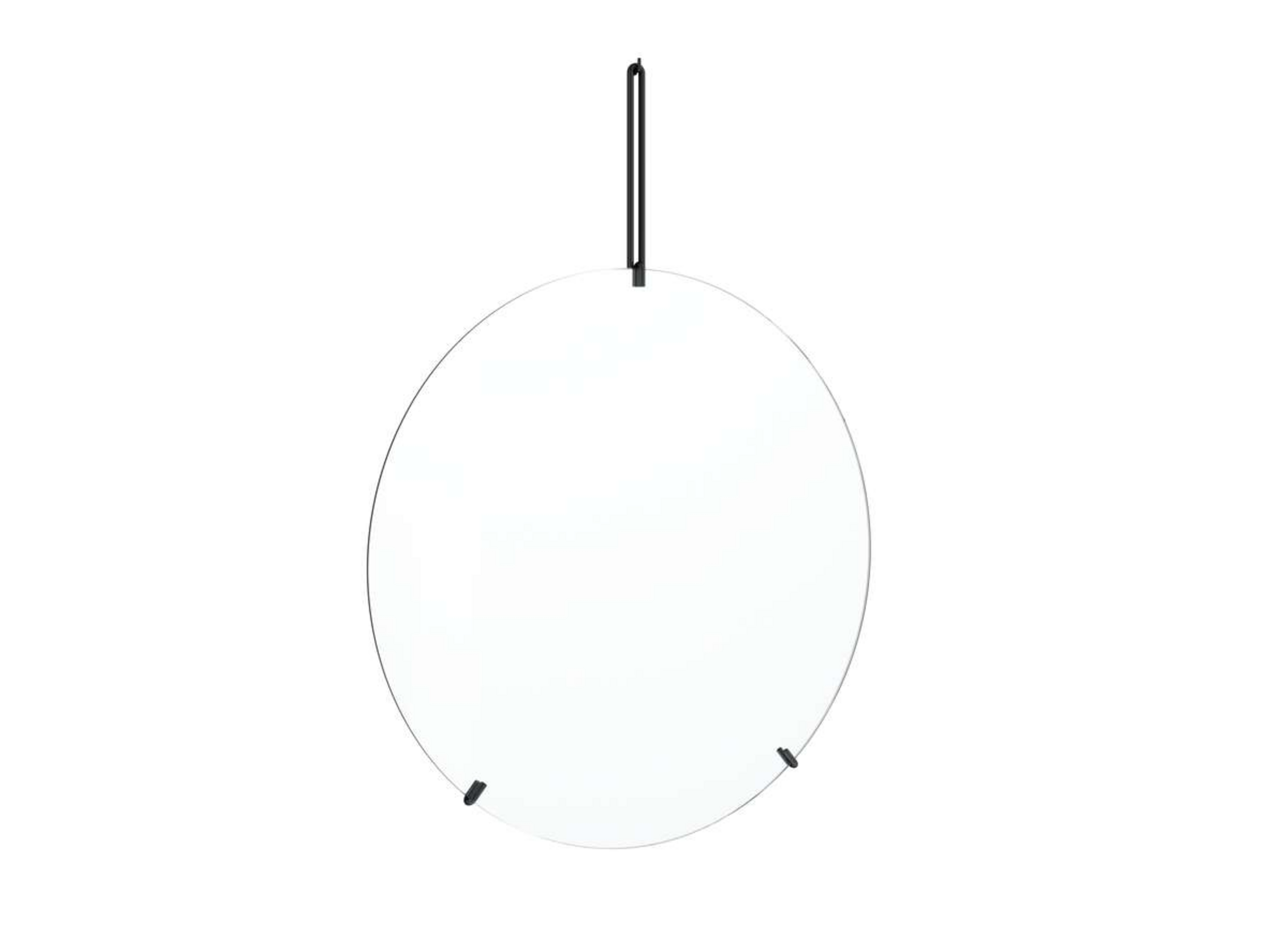 Wall Miroir Ø70 Black - Moebe