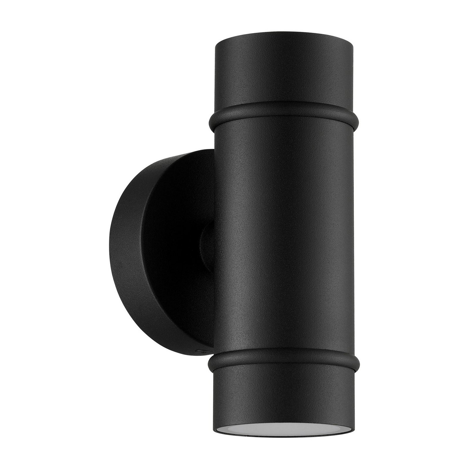 Artilus outdoor wall light, black, aluminium, IP54, up/down