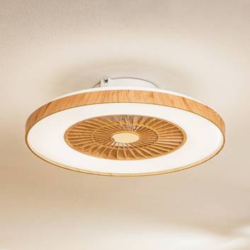 Starluna Narmin ventilateur plafond LED Tuya bois