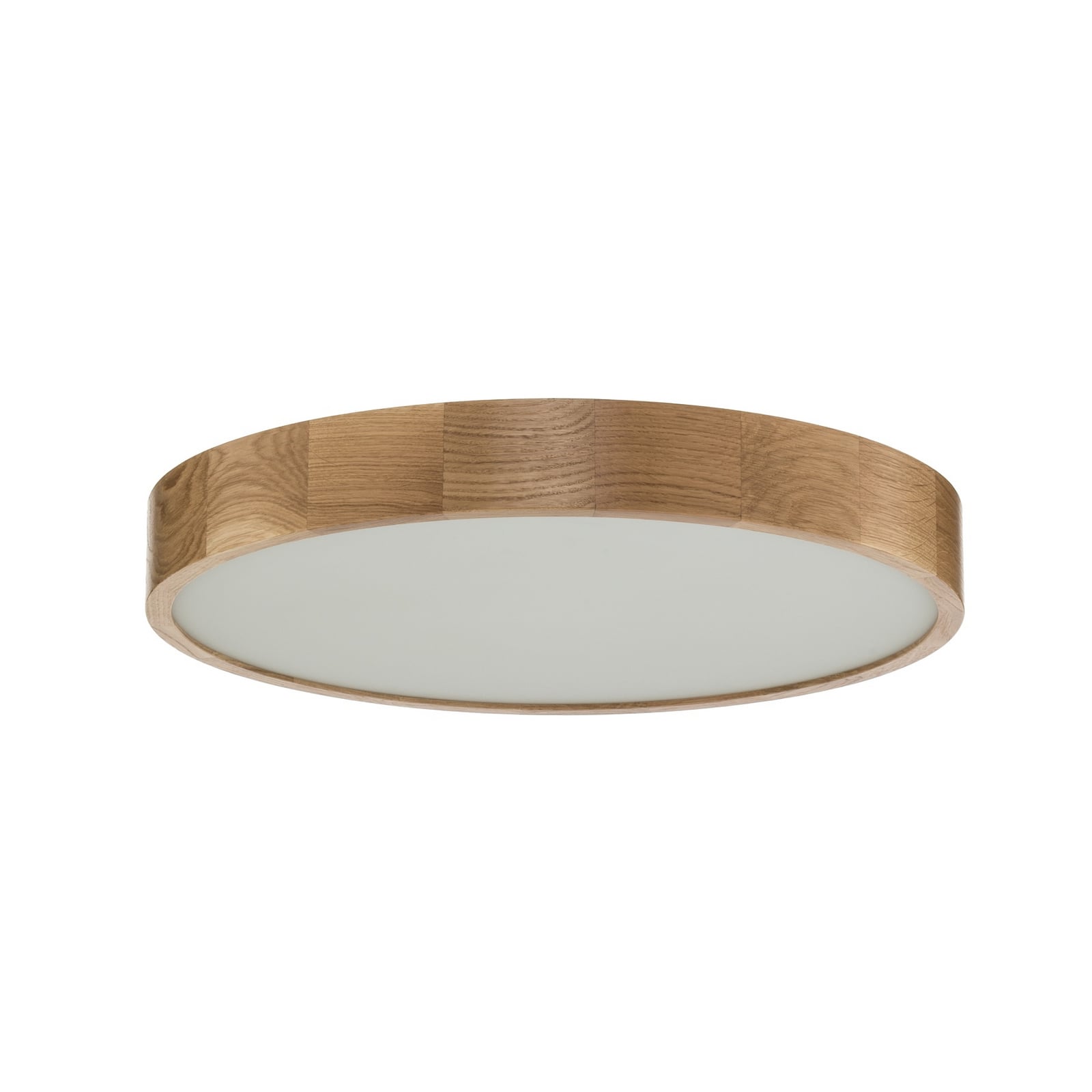 Cleo ceiling light, Ø 57.5 cm, 5-bulb, oak wood, E27 Cleo ceiling light, Ø 57.5 cm, 5-bulb, oak wood, E27