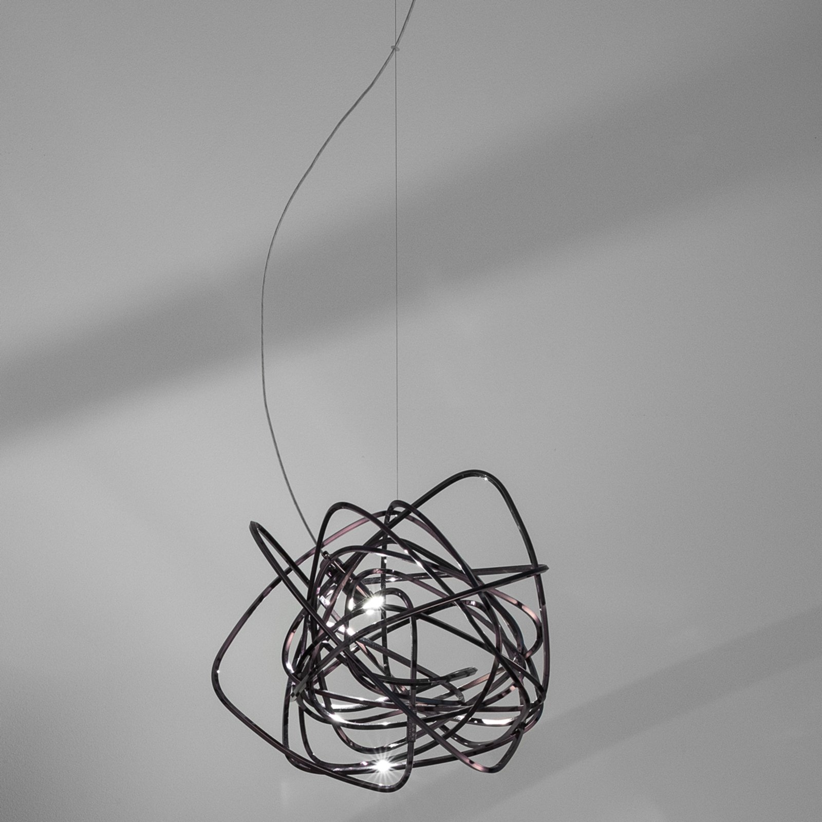 Terzani Doodle - LED hanglamp in zwart