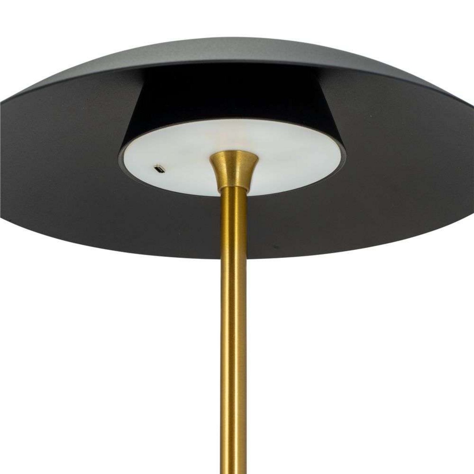 Moon Portable Candeeiro de Mesa Black/Brass - DybergLarsen