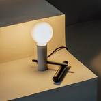 LEDS-C4 Nude Tiny -pöytälamppu E27 harmaa/musta