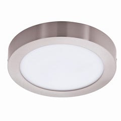EGLO connect Fueva-Z kattovalaisin, Ø 21cm nikkeliä