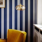 Suspension EBB & FLOW Horizon, beige, verre, Ø 29 cm