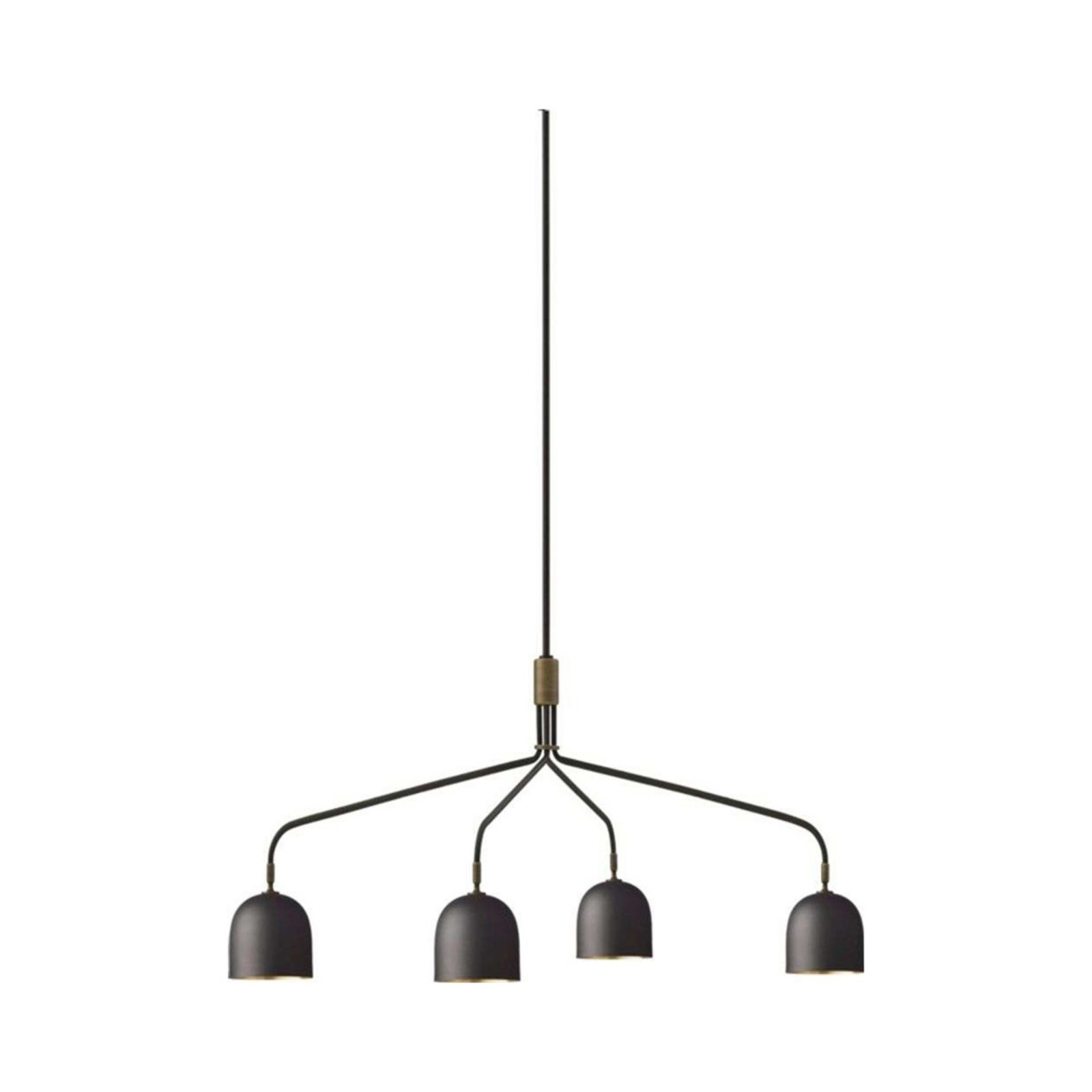 Howard 4 Candelabru Long Gunmetal - GUBI