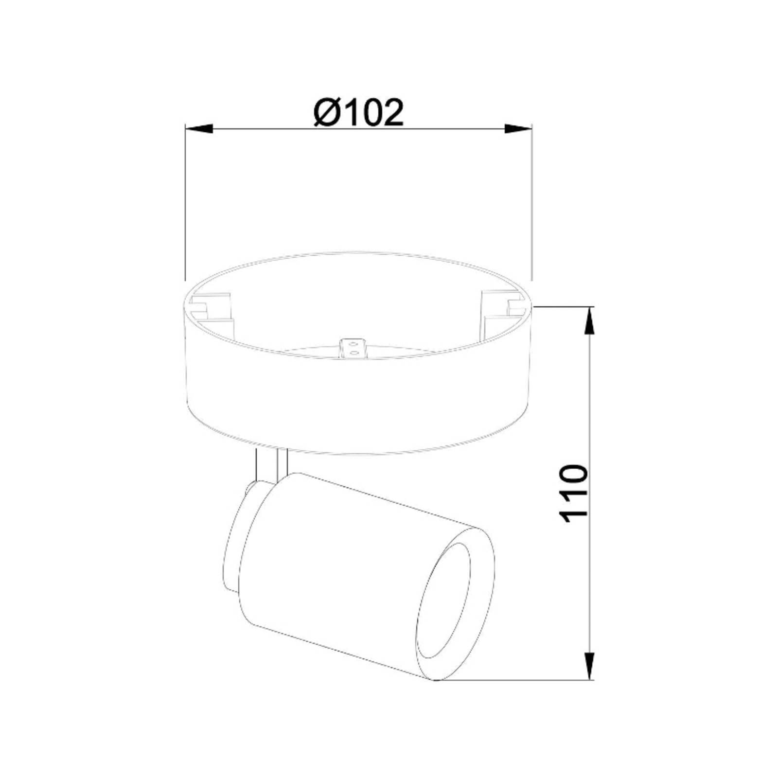 Deko-Light Plafonnier Librae Round I à 1 lampe blanc