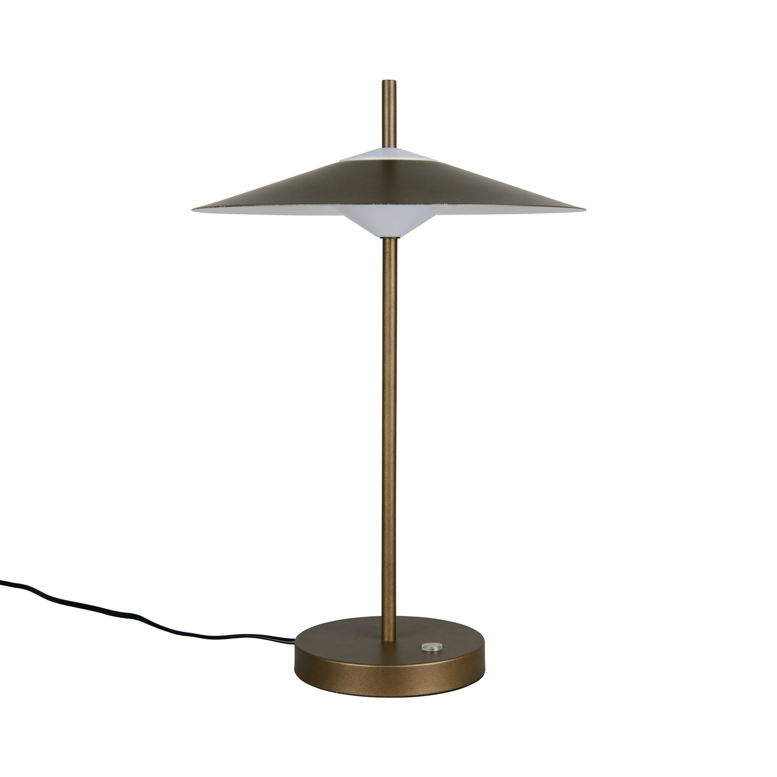 LED-Tischlampe Amalo platinfarben, Höhe 46 cm, Metall, CCT