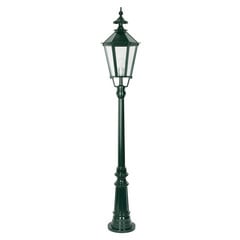 Farola Dublín de aluminio fundido a presión, verde