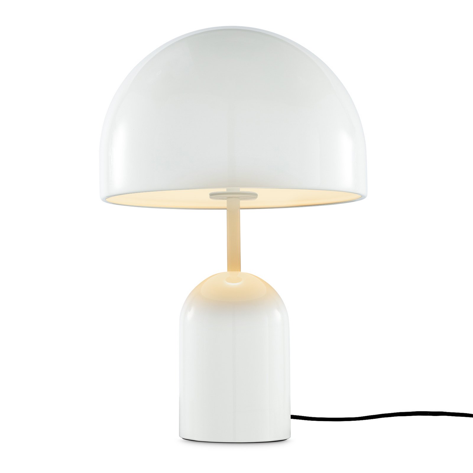 Tom Dixon LED table lamp Bell, white, height 43 cm, steel