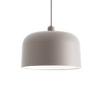 Luceplan Zile pendant light dove grey matt, Ø 40cm