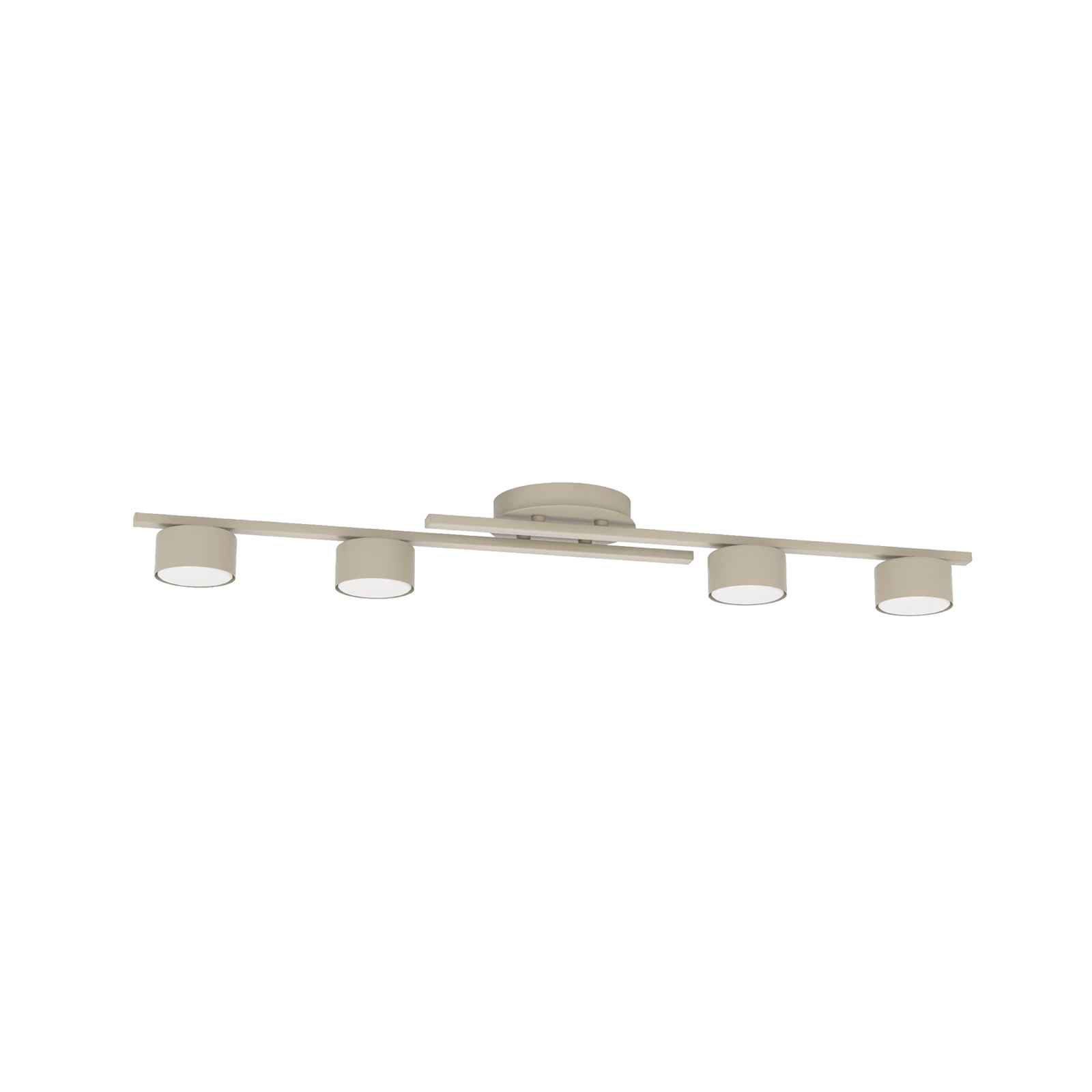 FRAGMENT ceiling light, beige, length 87 cm, 4-bulb, metal FRAGMENT ceiling light, beige, length 87 cm, 4-bulb, metal