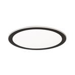LED-Deckenlampe Cavena, Ø 50 cm, sandgrau, Metall, CCT